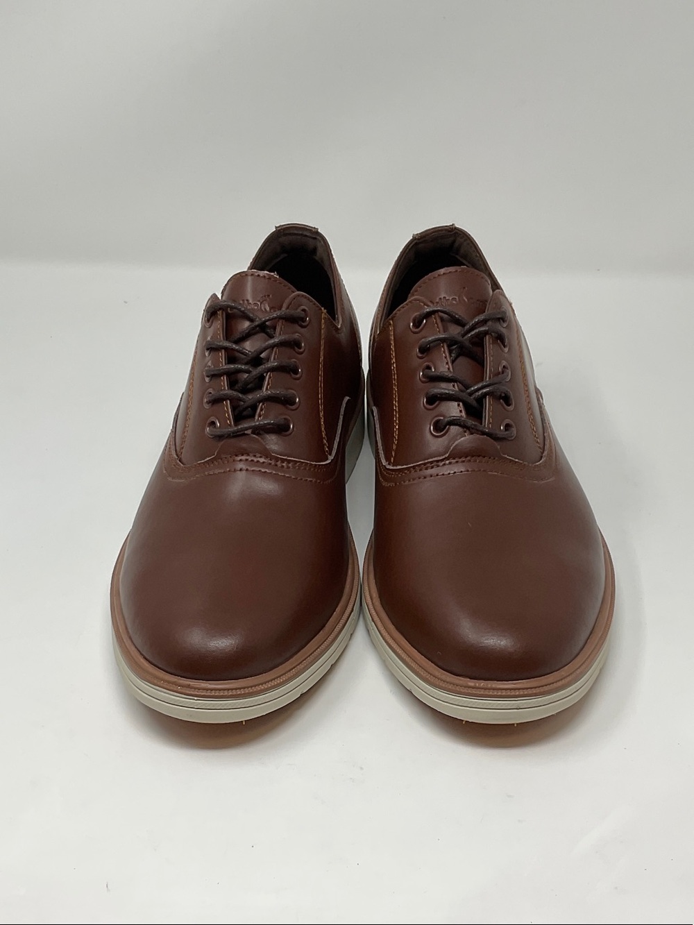 Men's Brown Leather Derby Shoes – Classic Lace-Up Oxford Style
